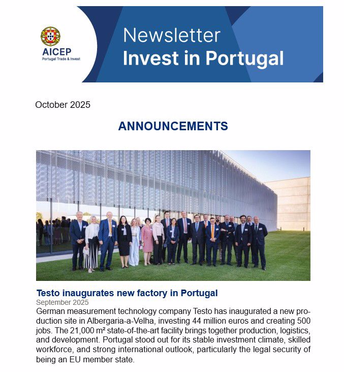 Newsletter Invest in Portugal