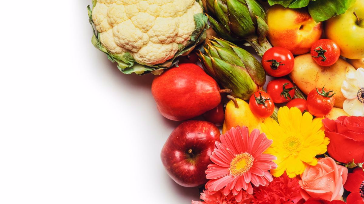 Frutas, legumes e plantas